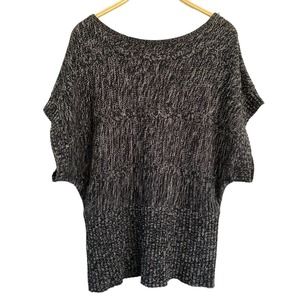 Cozy Black and Gray Women's Sweater